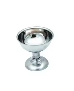 Luxury Aluminum Handmade Eco-Friendly Fruit Salad Serving Bowls Silver Decorative Snack & Nuts Bowl Set of 3 Handles Home Decor - Product Image 5