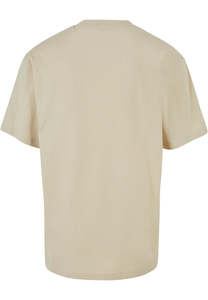 Premium <b>Sand</b> <b>Color</b> Men's shirts 100% Cotton Relaxed Oversized Tee Custom Logo Printing Plain Blank Apparel OEM Factory - Product Image 5