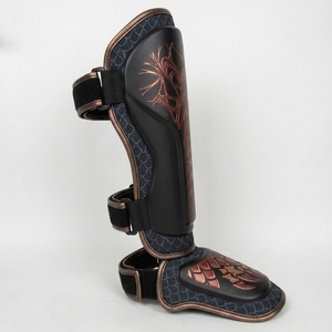 Protège-tibias de kick-boxing de qualité supérieure, meilleur fournisseur de protège-tibias de boxe, disponibles en différentes tailles et couleurs, fabriqués en PU durable. - Product Image 4