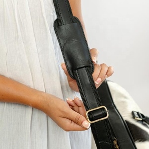 Bolsa de equipaje Hairon de piel de vaca de viaje, bolsa de lona Vintage de cuero para acampar y senderismo, bolsa de fin de semana hecha a mano para hombres y mujeres - Product Image 5