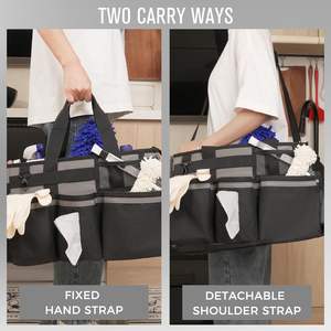 Organizador de Cocina con Asas y Correas para Hombro, 4 Divisores Plegables, Gran Capacidad, Bolsa de Poliéster Resistente, Hecho en Vietnam - Product Image 5