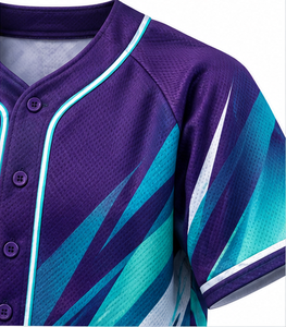 Uniforme Deportivo de Béisbol de Alta Calidad, Sublimado, con Botones, para Hombre y Mujer, Transpirable, Ligero, para Equipos de Softbol, Venta al Por Mayor - Product Image 6