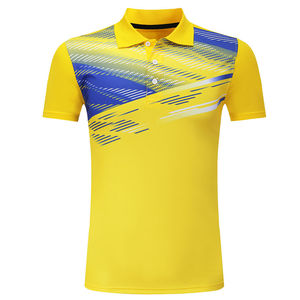 Uniforme de Tenis con Logotipo Personalizado, 100% Poliéster, Manga Corta, Secado Rápido, Transpirable, Ropa Deportiva Unisex de Alta Calidad al por Mayor - Product Image 2