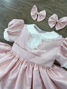 Robe classique traditionnelle de luxe Ensembles de vêtements pour filles Smocking OEM ODM Vente en gros Robe Smockée Pyjamas Collection Hiver - Product Image 2