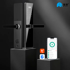 Đa ngôn ngữ vân tay khóa nhà thông minh khóa cửa <span class=keywords><strong>Wifi</strong></span> tuya khóa thông minh với dấu vân tay - Product Image 4