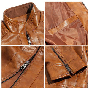 Winter Wear New Style <b>Leather</b> <b>Jackets</b> Customized Color <b>Leather</b> <b>Jacket</b> Winter High Quality For <b>Men</b> - Product Image 6