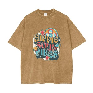 Camisetas Vintage con Lavado Ácido Personalizadas por el Fabricante, con su Propia Marca, de Algodón 100% Pesado, Estilo Oversize, Hip Hop, de Alta Calidad - Product Image 4