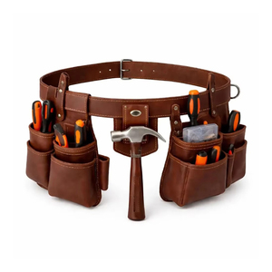 Sacs à outils en cuir de différents styles pour vêtements de travail, personnalisez vos propres sacs à outils en cuir à faible MOQ, fabriqués au Pakistan - Product Image 1