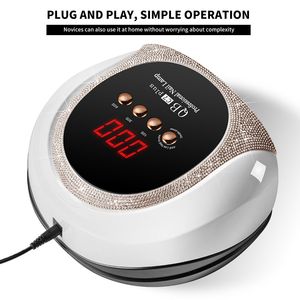 LIMEGIRL Lampe à ongles professionnelle UV LED avec 4 minuteurs, séchoir à ongles avec 57 perles LED, lumière pour vernis gel par Professional - Product Image 6