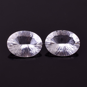 Cristal de Piedra Preciosa Blanca Natural Premium, Facetada, 20X15X9 mm, Corte Suelto, Certificada, para Fabricación de Joyería DIY, Pendientes, Pulseras, Collares - Product Image 1
