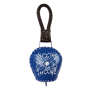 Best Price Handcrafted Metal Hanging <b>Cow</b> Bells with Blue Finished Used for Door and Garden Decor - Product Image 2