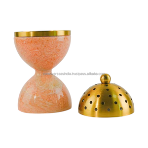 Quemador de Incienso de Resina Premium con Tapa de Latón Removible, Aroma Árabe de Oud, Fragancia de Verano para el Hogar, Meditación y Spa - Product Image 2