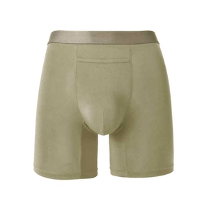 Pantalones Cortos de Compresión de Algodón de Color Sólido para Hombre, Cintura Media, Elásticos, Transpirables, Casuales, Tejidos, con Cierre de Cremallera, Bolsillos, Color y Logotipo Personalizables - Product Image 1