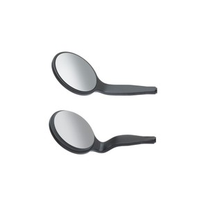 #5 HD Dental Mirrors <b>Single</b> Double Sided Blackline Front Surface Rhodium Cone <b>Socket</b> EU Stem OEM - Product Image 1