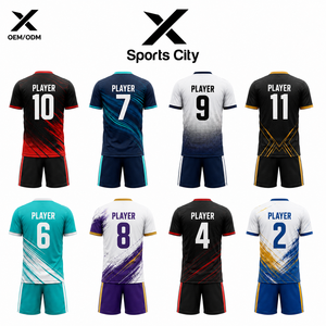 ชุดกีฬาวอลเลย์บอลผู้ชาย X Sports City แบบสั่งทำพิเศษ ระบายอากาศได้ดี แห้งเร็ว ผลิตจากโพลีเอสเตอร์ 100% พร้อมสกรีนโลโก้ตามแบบที่ต้องการ - Product Image 2