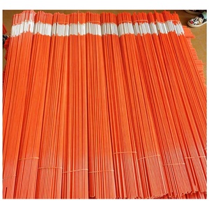 เสาป้ายจราจร FRP พร้อมแถบสะท้อนแสง, เสาติดตั้งป้ายหิมะ, เสาธงไฟเบอร์กลาส - Product Image 4