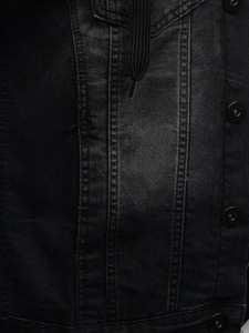 Veste en jean réfléchissante de sécurité nocturne pour homme, haute visibilité, luminescente dans le noir, tenue streetwear - Product Image 6