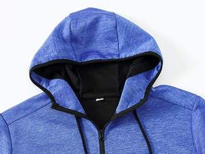 Custom Logo Winter Half Zip Hoodie 280GSM Cotton/Polyester Unisex Oversized Sweatshirt Men Women Blank Hooded Top Wholesale OEM - Product Image 2