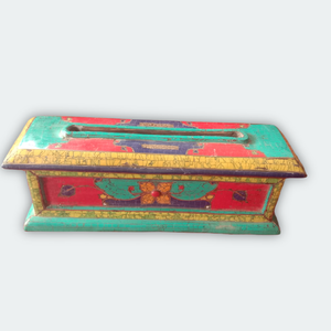 Nouveauté - Coffret en bois avec brûleurs d'encens en pierres multicolores - Product Image 2