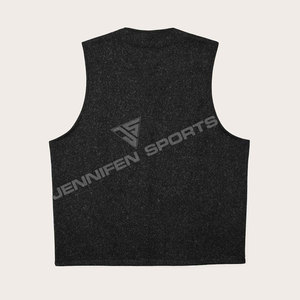 Men's Casual <b>Vest</b> Jacket For Autumn Winter Breathable 100% <b>Wool</b> Fabric Multi-Pockets Warm Outer Wear For Work Hunting - Product Image 4