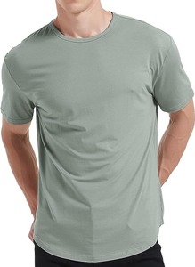 เสื้อยืดโอเวอร์ไซส์คอกลม แบรนด์ OEM ผ้าคอตตอน 100% เนื้อหนา สไตล์สตรีทแวร์ ทรงหลวมสำหรับผู้ชาย - Product Image 3