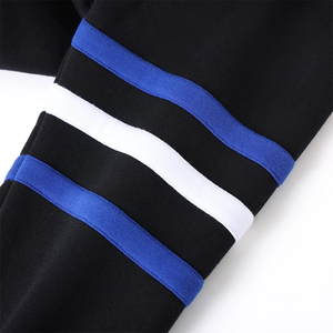Cárdigan Personalizado de Felpa Negra con Cuello en V de la Universidad Hampton, con Personalización OEM para Ropa Universitaria, para Venta al Por Mayor y Marca Privada - Product Image 4