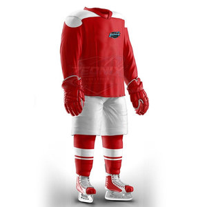 Uniforme de hockey sur glace pour hommes sur mesure, vente en gros, séchage rapide, respirant, en vente - Product Image 2