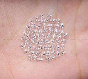 OM GEMS 3.0 X 2.0 MM, Diamant de taille ovale, Diamant de laboratoire, Diamant de taille antique, Diamant de taille unique pour bague, collier - Product Image 5