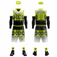 Vente en gros d'uniformes de basket-ball personnalisés pour hommes shorts d'été respirants sublimation vêtements de basket-ball grande taille