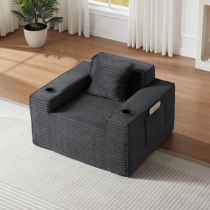 Divano Moderno Monoposto Senza Struttura per Spazi Abitativi Compatti, Facile da Utilizzare per Appartamenti e Uffici - Product Image 3