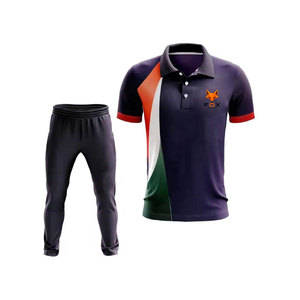 Vêtements de sport, uniforme de cricket de qualité supérieure, durable, vente en gros, prix bas, manches courtes, 100% polyester, personnalisable - Product Image 1