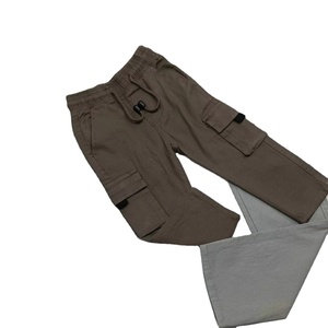 Haute qualité hommes 100% coton Camouflage pantalon décontracté mi-taille extérieur Cargo salopette avec multi-poches toile légère - Product Image 3