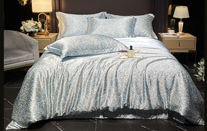 Satin <b>Silk</b> bedding sets wholesale modern minimalist design for home and hotel - Product Image 3