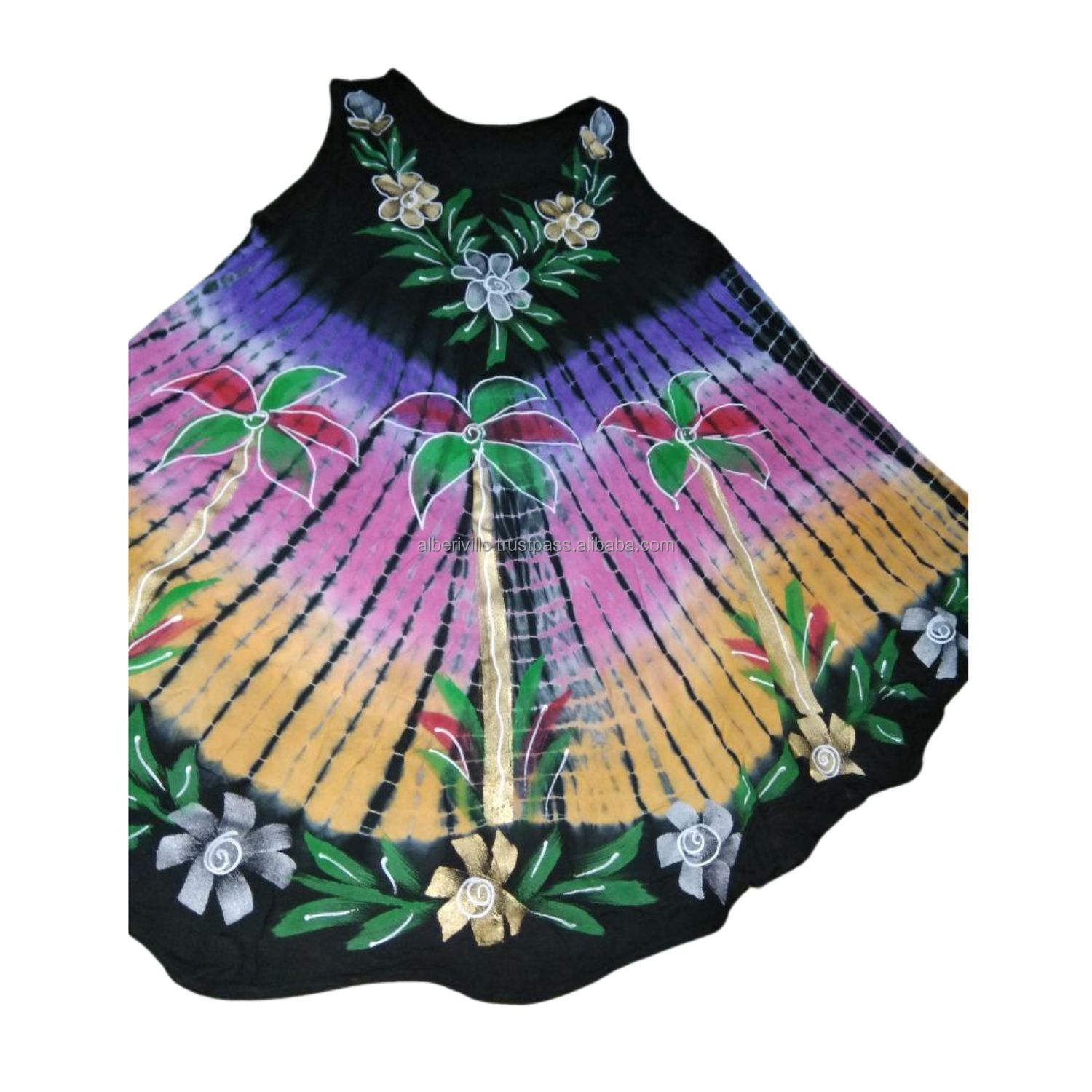 Best Quality Pink Umbrella Cut Dress Embroidered Fashion Printed