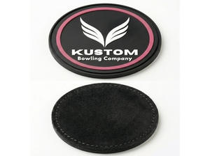 <b>Bowling</b> Shammy Pad – Embossed Rubber Grip + Suede Leather Dirt-Absorbing Surface | Custom Logo Available - Product Image 4