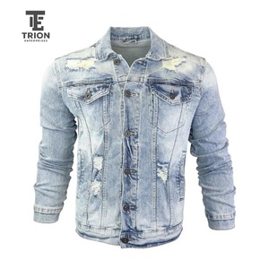 Men's Custom Custom Men's Waterproof Leather <b>Jacket</b> With Unique Design Washed <b>Sequins</b> Fashion Customized OEM Service - Product Image 5
