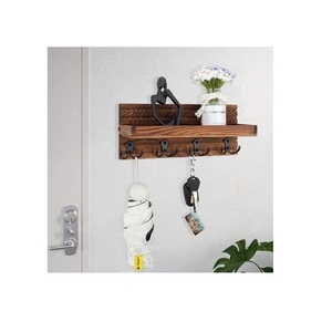 Wooden <b>Key</b> <b>Hook</b> Distinguished Interior Storage Companion Intended to Elevate Everyday Living with Stylish <b>Wall</b> Placement - Product Image 1