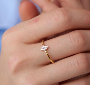 Bague de fiançailles personnalisée en or 14 carats, diamant de laboratoire certifié IGI, taille brillant, solitaire, bijoux fins pour cadeau d'anniversaire - Product Image 6