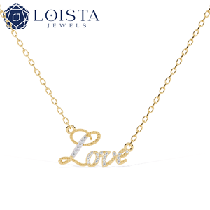 Custom <b>Solid</b> <b>Gold</b> Certified <b>Pendant</b> for Women Round Brilliant Cut Lab Grown Diamond <b>Pendant</b> - Product Image 1