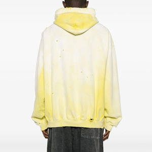 Sweat-shirts personnalisés de qualité supérieure pour hommes, vente en gros, dernier design, effet délavé à l'acide, sweats à capuche délavés à l'acide pour garçons - Product Image 5