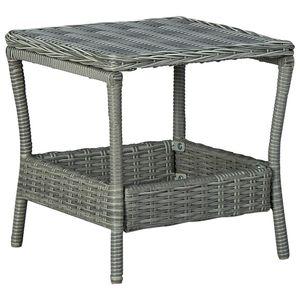 <b>Light</b> Grey Black Garden <b>Lounge</b> Set - Product Image 3