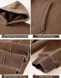 Sudadera con Capucha para Hombre, Tejido Suave, Manga Larga, Ropa Casual y Cómoda para Invierno - Product Image 4