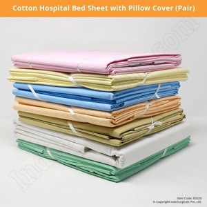 Juego de ropa de cama hospitalaria tamaño Queen de 4 piezas, suave, refrescante, agradable para la piel, sábana plana de color sólido, juego de sábanas ajustables 100% poliéster, Two by hi - Product Image 2