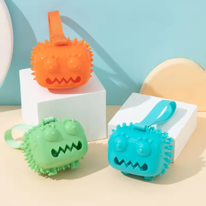 Jouet à mâcher pour chien en TPR écologique avec poignée pour la santé dentaire et conception anti-fuite pour la nourriture - Product Image 5