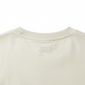 เสื้อยืดคอกลมแขนสั้นทรงปกติผ้าฝ้าย 100% ดีไซน์เรียบง่ายเป็นมิตรกับสิ่งแวดล้อม เสื้อถักลำลองสำหรับผู้ชาย น้ำหนัก 240 กรัม รับสั่งทำ - Product Image 3