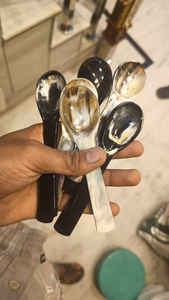 Cuerno de búfalo natural hecho a medida, cubiertos de cocina, estilo Animal, cucharas Feng Shui, artesanía, técnica pulida, uso de recuerdo - Product Image 2