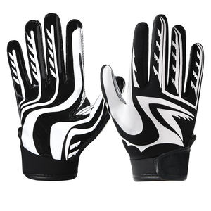 Custom Logo Winter No Slip Comfortable American Football Gloves Super <b>Sticky</b> Grip American Football Gloves Supplier - Product Image 4