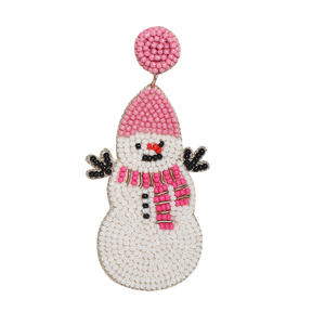 Pendientes de Gota de Cuentas Tejidas a Crochet Multicolor para Mujer, Diseño de Moda, Venta al por Mayor, Joyería Artificial Hecha a Mano - Product Image 6