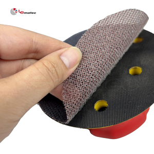 Feuilles abrasives en maille de papier de verre net ponçage sans poussière à crochet et boucle pour réparation de voiture bois métal - Product Image 5