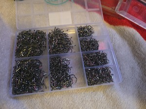 Fishing Hooks Freshwater Saltwater Fish Hooks Bulk Fishing Hooks Set <b>Worm</b> Catfish Hooks Fish <b>Gear</b> Equipment Supplies - Product Image 2